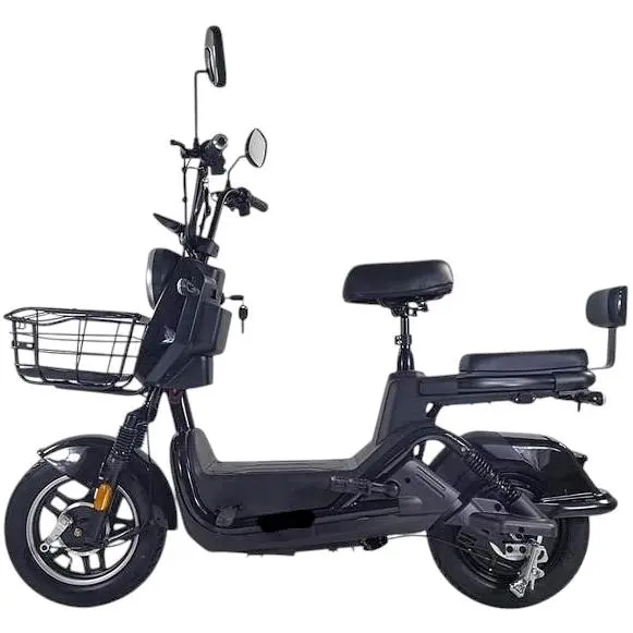 Электроскутер Двухместный Crosser CR2 (800W, 60V, 24ah графеновый АБК) Черный - фото 3