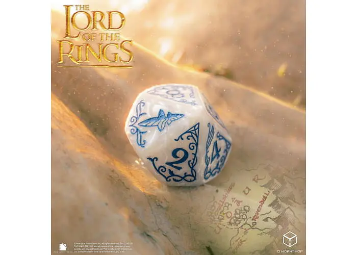 Набір кубиків The Lord of the Rings: Rivendell Dice Set - Stone (7 шт.) (LOTR/190166/RIV/A1) - фото 4
