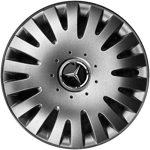 Ковпак колеса з емблемою Volkswagen SKS306 R15 сірий з логотипом на вибір 4 шт