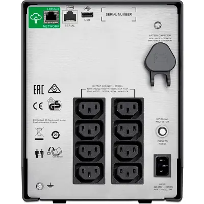 Пристрій безперебійного живлення APC Smart-UPS C 1500VA with SmartConnect (SMC1500IC) - фото 2