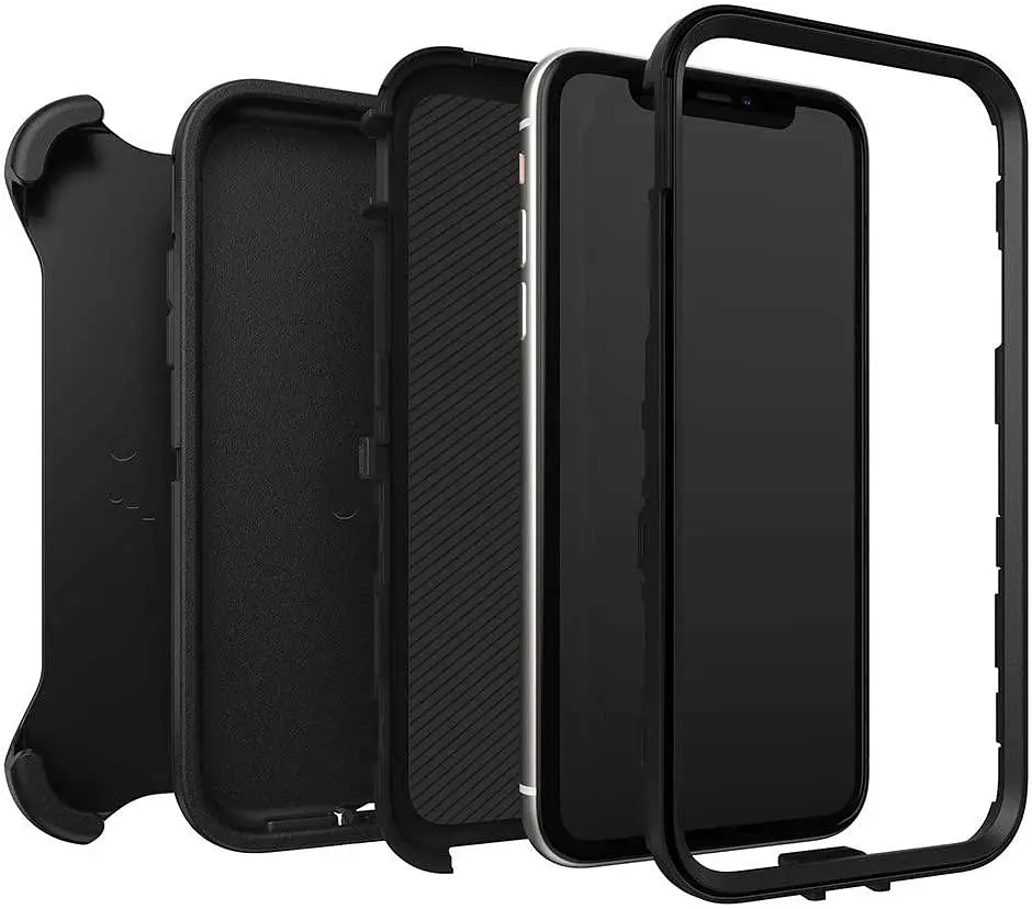 Чохол протиударний з кліпсою OtterBox Defender Series 77-62457 для iPhone 11 (6.1") Black - фото 2