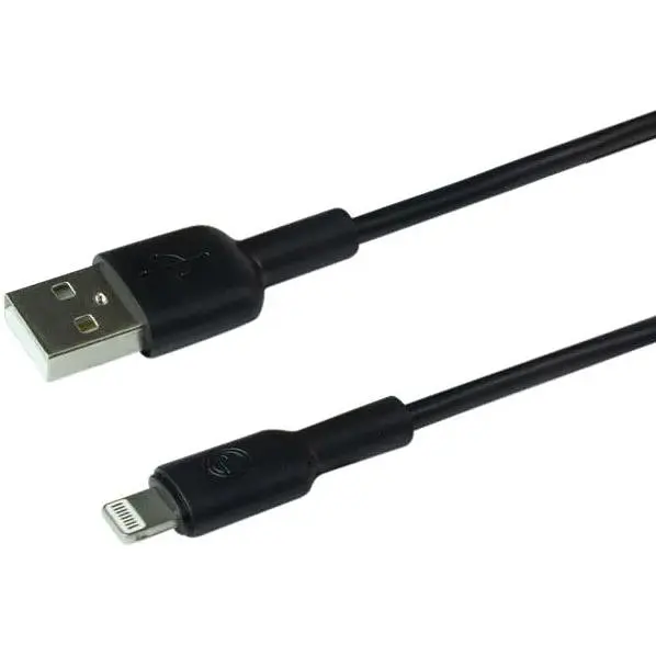 Мережевий зарядний пристрій Ridea RW-11311 Element Fast Charging USB - Lightning 2.1 A Black - фото 3