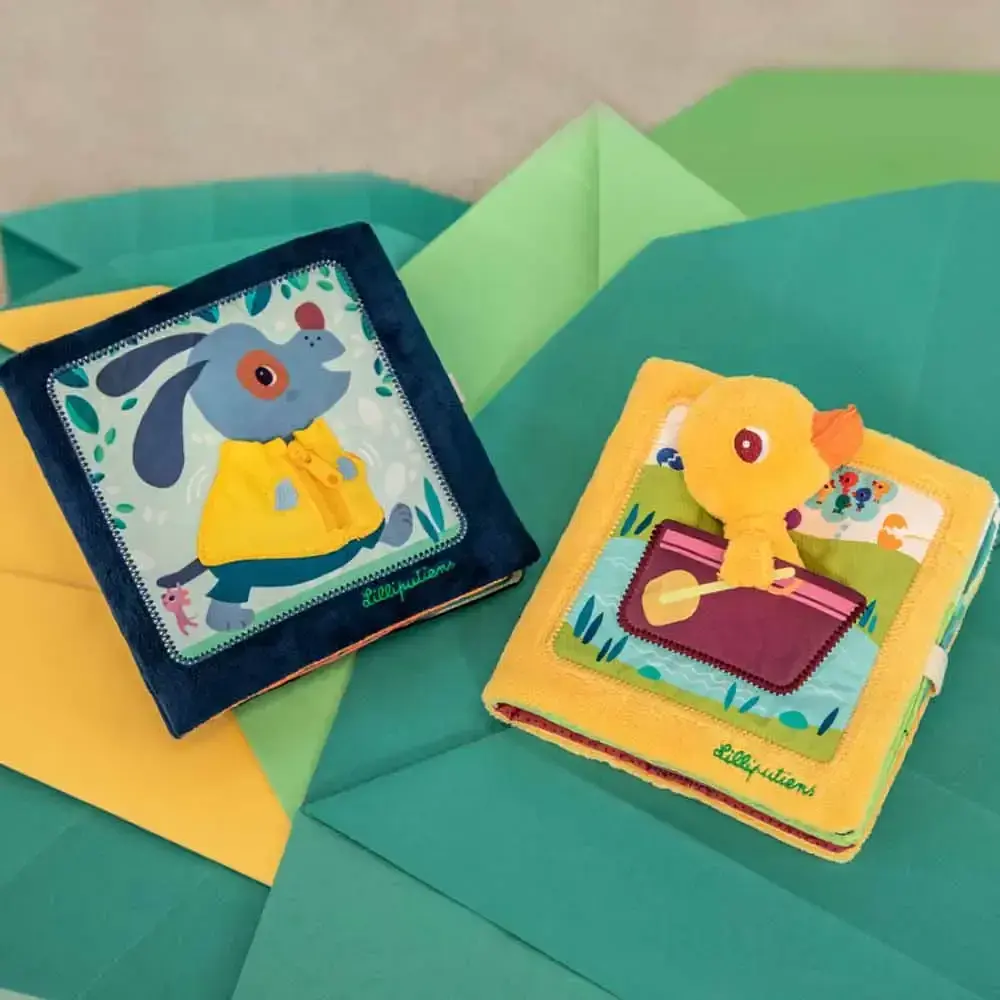 Розвиваюча м'яка книга Lilliputiens Качечка Гаспард відвідує ферму (83548) - фото 5