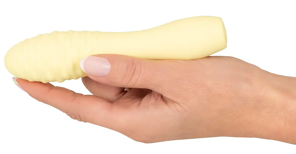 Мини-вибратор Cuties Mini Vibrator 14.2 см желтый - фото 3