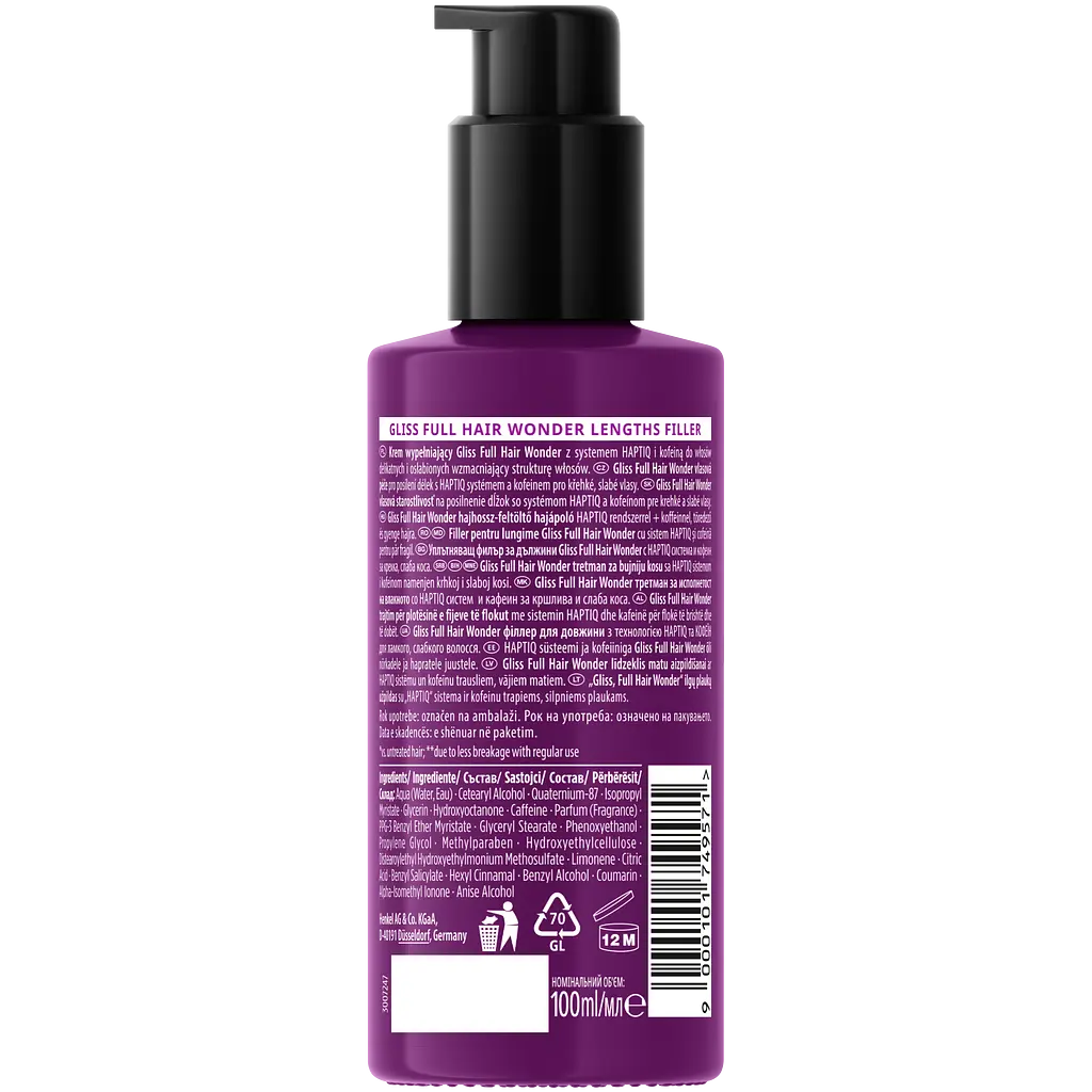 Филлер для длины волос Gliss Full Hair Wonder 100 мл - фото 2