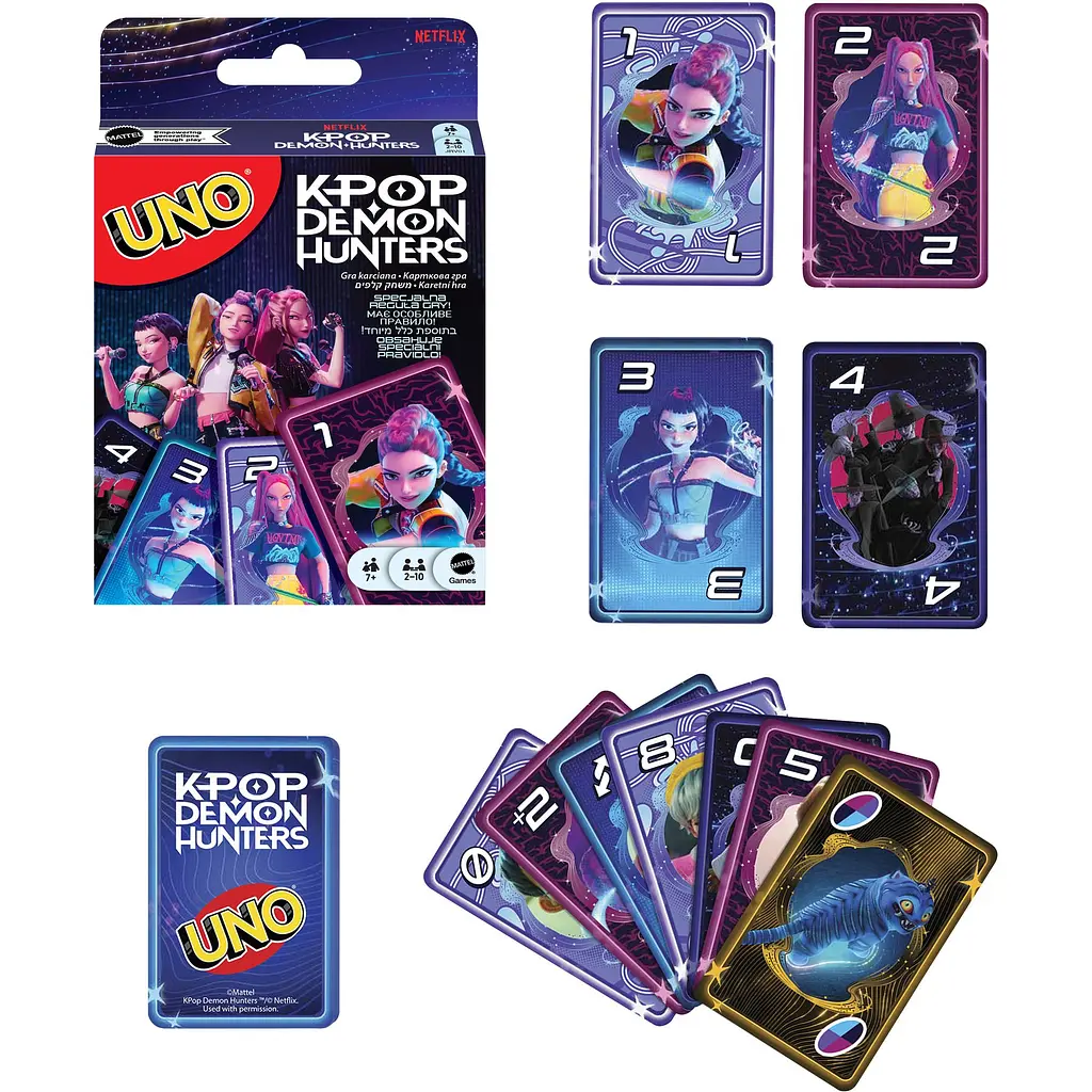  Настільна гра Mattel UNO KPop Demon Hunters (JRV01) - фото 4