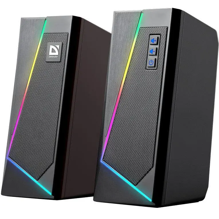 Акустична система 2.0 Defender Solar 3 10 Вт, BT/Light USB - фото 2