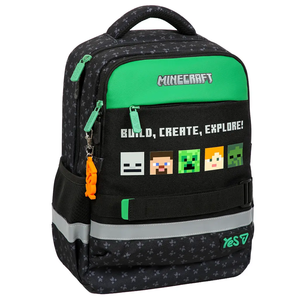 Рюкзак шкільний ортопедичний шкільний Yes Ergo Minecraft Reality S-52S