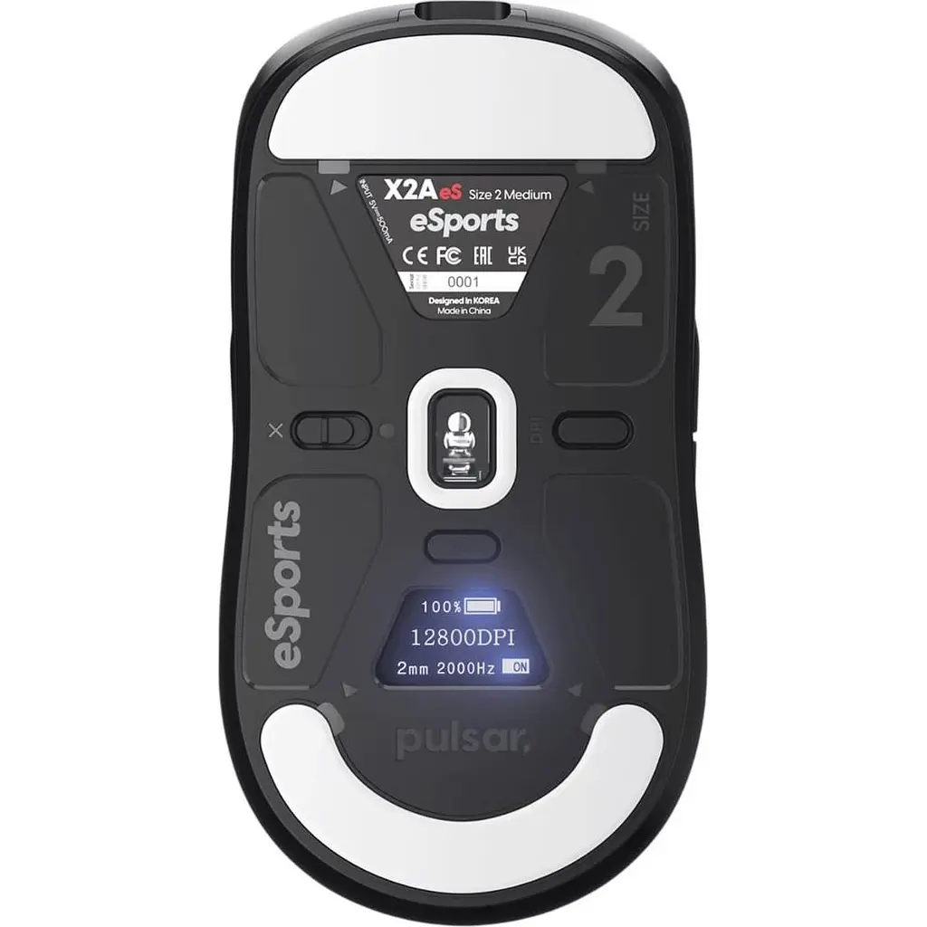 Мышь Pulsar X2A eS Medium Black (PX2AES21) [156851] - фото 4