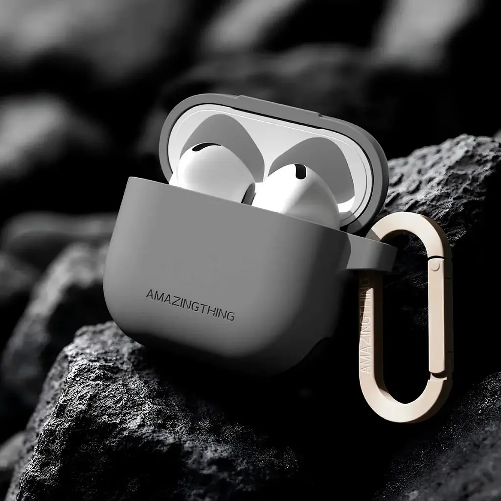 Чехол AmazingThing Omni GripClip Case для Airpods Pro 2 Titan Grey [131667] - фото 6