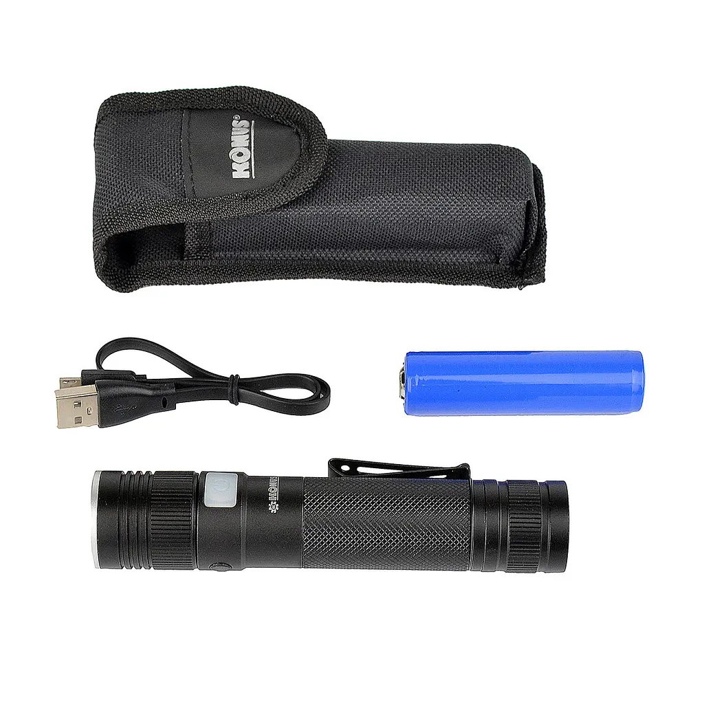 Ліхтар KONUS KONUSLIGHT-RC5 (800 Lm) USB Rechargeable - фото 4