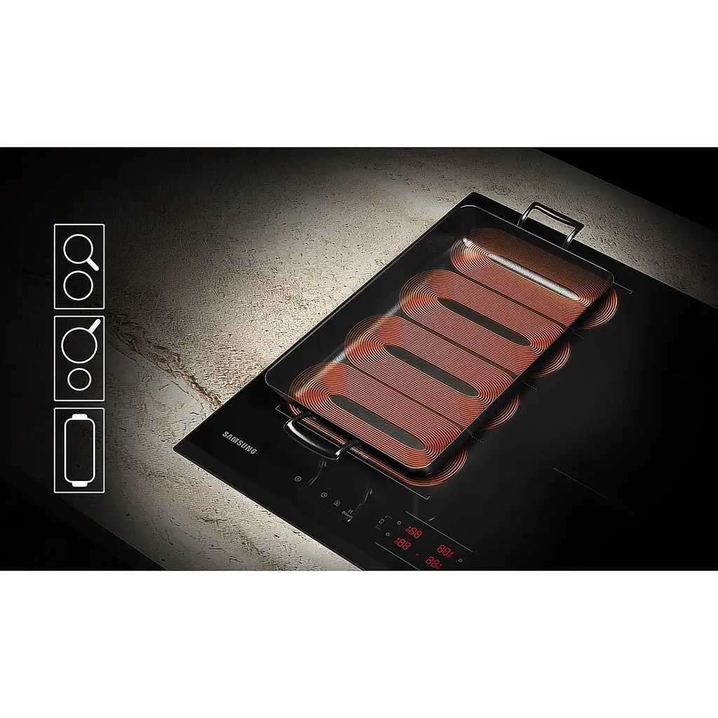 Індукційна варильна поверхня Samsung NZ64B6056GK [150303] - фото 13