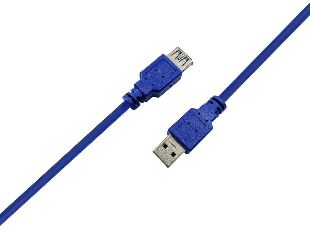 Кабель удлинитель Prologix USB (AM/AF), USB 3.0, 3 м, синий (PR-USB-P-11-30-3m) - фото 3