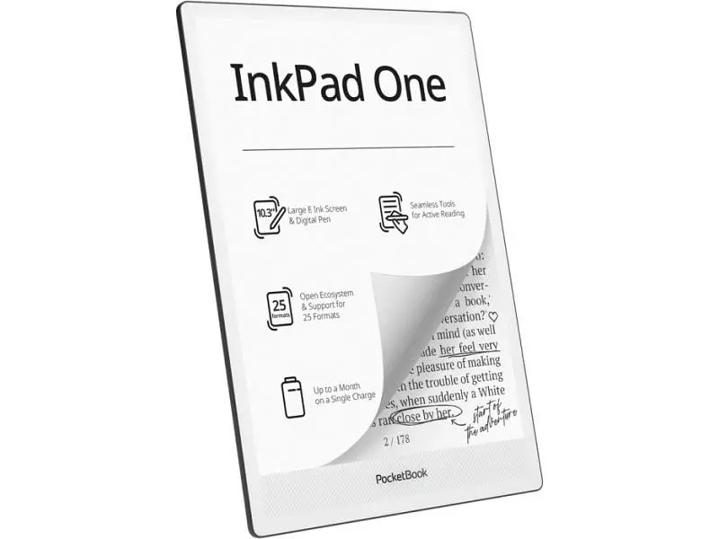 Електронна книга PocketBook InkPad One Matte Black (PB1030-8-WW) - фото 4