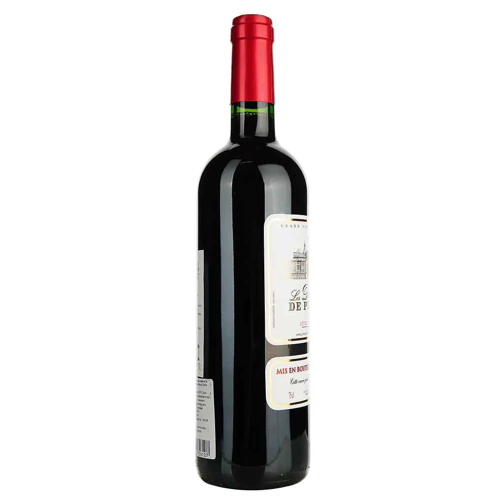 Вино AG Vins Les Demoiselles De Pierrac AOP Blaye Cotes De Bordeaux, красное, сухое, 0,75 л (917822) - фото 3
