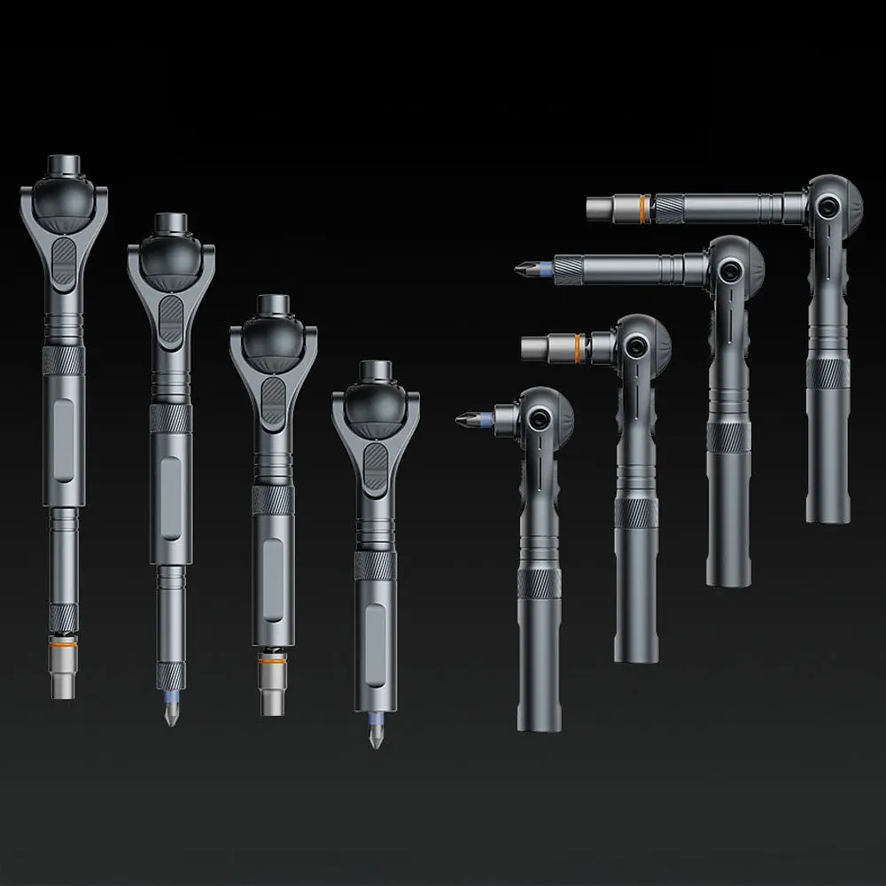 Поворотна викрутка з реверсом та набором біт Xiaomi Duka ATuMan Ratchet Screwdriver RS2 (40в1) - фото 5