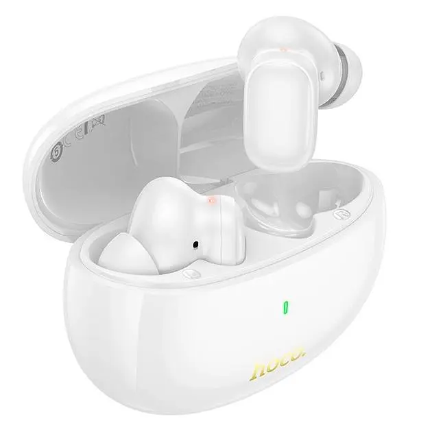 Беспроводные наушники Hoco EQ17 Praise true wireless ANC noise cancelling BT headset, BT5.4, 40mAh, 400mAh, 7h, white - фото 2
