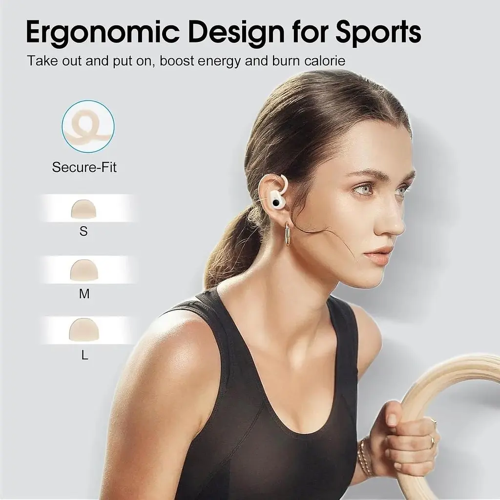 Бездротові навушники Bluetooth 5.3 Sport 50H з гачками для вух - фото 7