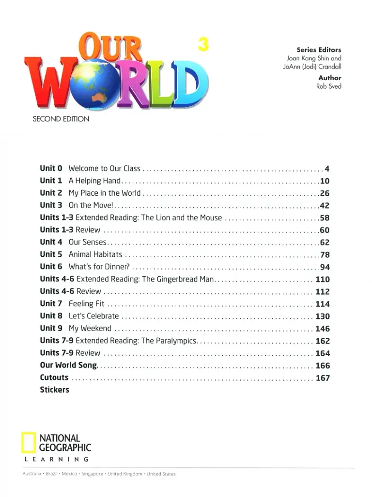 Our World 3. Student's Book - фото 2