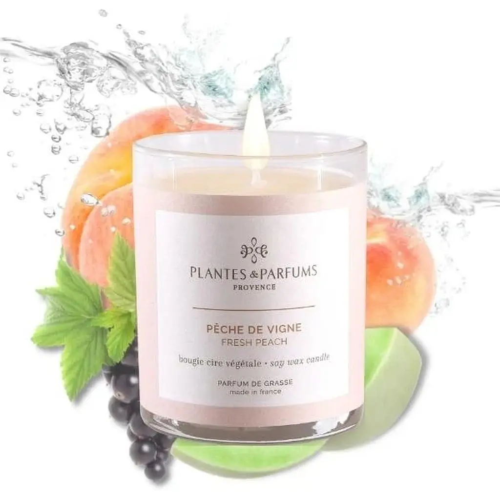 Ароматична свічка Plantes & Parfums Peche de Vigne 180 г - фото 3