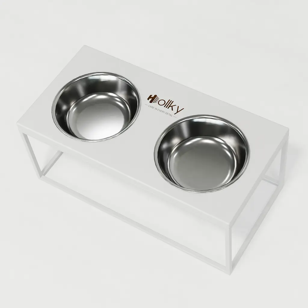 Hollky Base XL20 — миски на підставці для великих собак (2 × 1,8 л) - фото 3