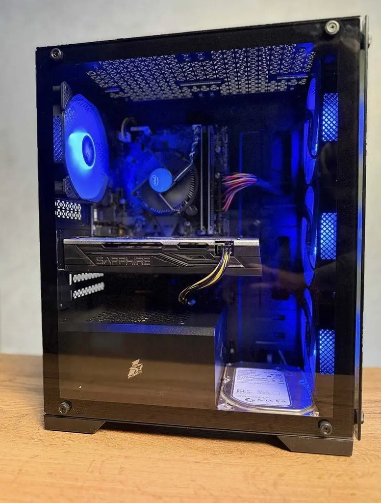 Комп'ютер ігровий i3-9100F RAM 16GB SSD 128GB + HDD 500 GB RX 570 Sapphire 4GB Б/В - фото 3