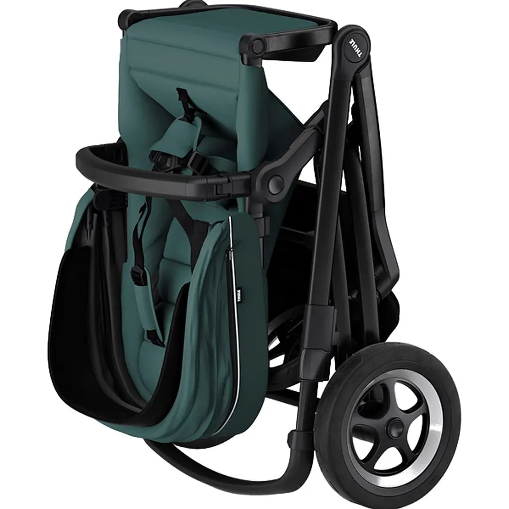 Детская коляска Thule Sleek Mallard Green on Black [11000027] [107655] - фото 4