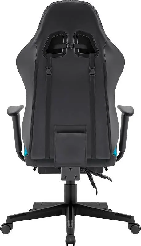 Крісло ігрове Defender Watcher, 60мм, Клас 4, RGB ПУ, чорне - фото 4