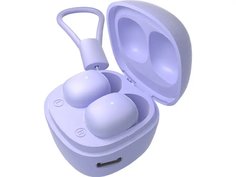 Навушники TWS Ergo BS-530 Twins Nano 2 Violet (BS-530V) - фото 2
