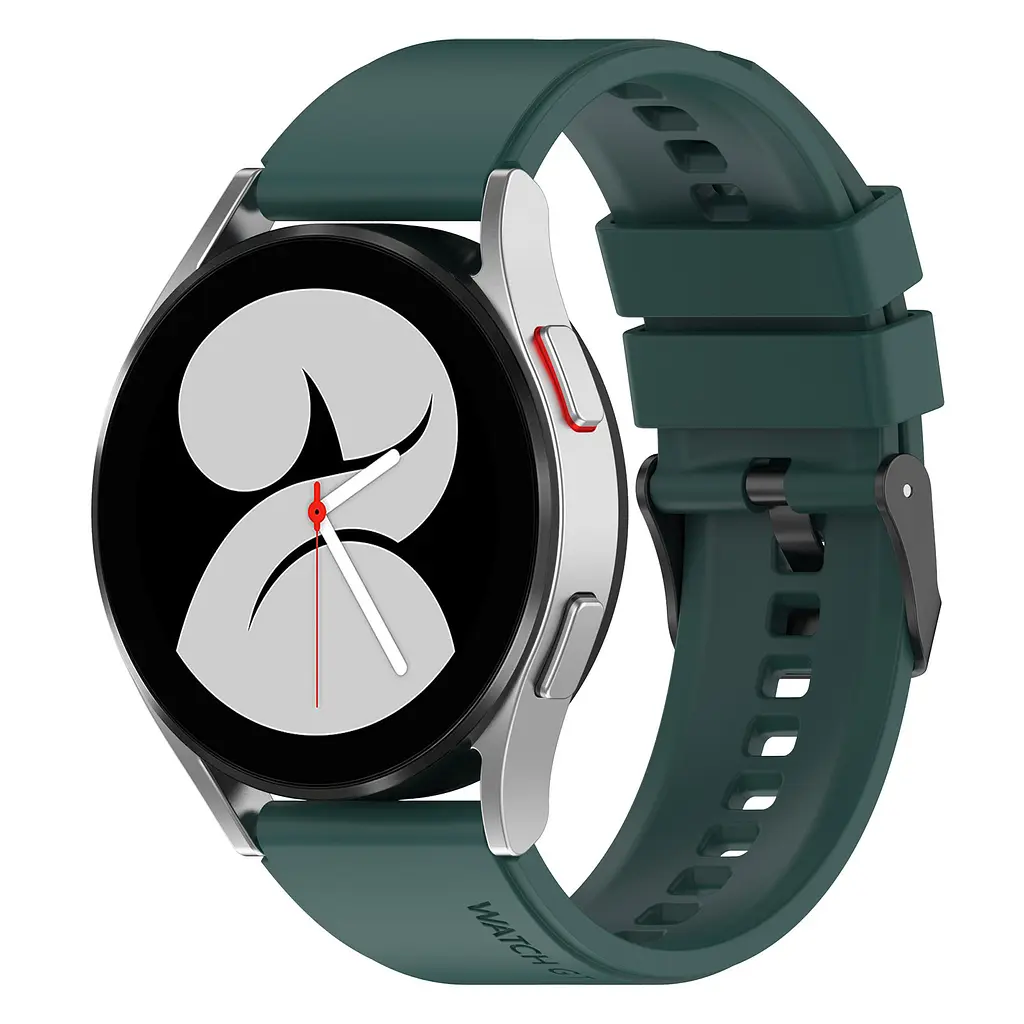 Ремінець GT для Realme Watch - темно-зелений ширина кріплення 20мм силікон Watchbands (W28-1WB39690011) - фото 3