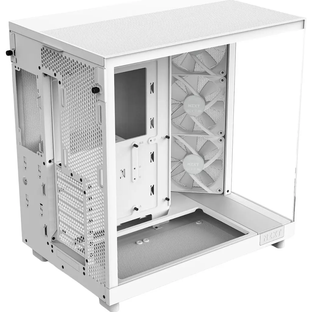 Корпус NZXT H6 Flow RGB White (CC-H61FW-R1) [146832] - фото 5