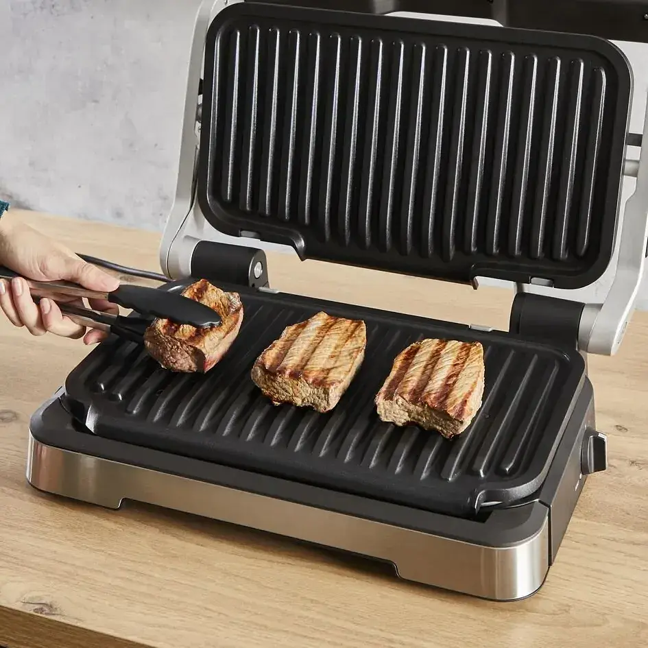 Гриль прижимний Tefal OptiGrill 4 in 1 XL 2200 Вт (GC784D30) - фото 9