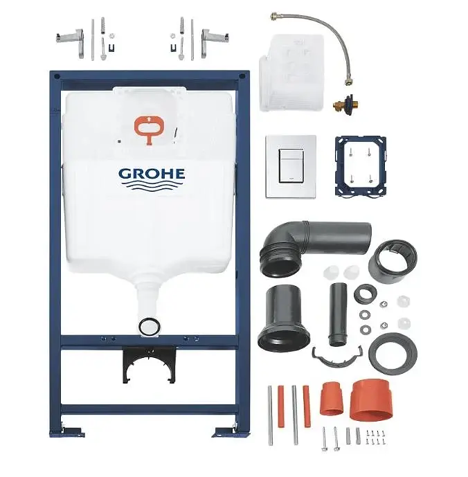 Установка для подвесного унитаза Grohe Rapid SL+кнопка Skate Cosmopolitan 30412 - фото 6
