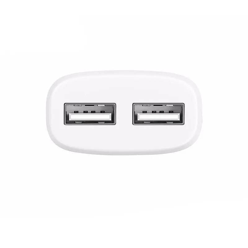 Мережевий зарядний пристрій Hoco 2USB C12 2.4A White - фото 2
