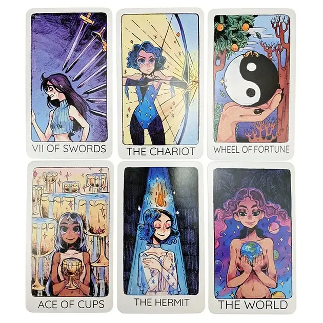 Карты Таро Tarot Deck Бриттс Третий Глаз Britts third eye 78 штук в комплекте 10 см - фото 5