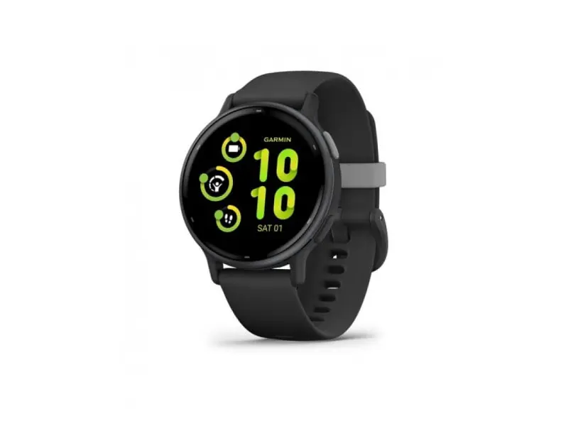 Смарт-годинник Garmin vivoactive 5 Slate Aluminum Bezel with Black Case and Silicone Band (010-02862-10) - фото 2