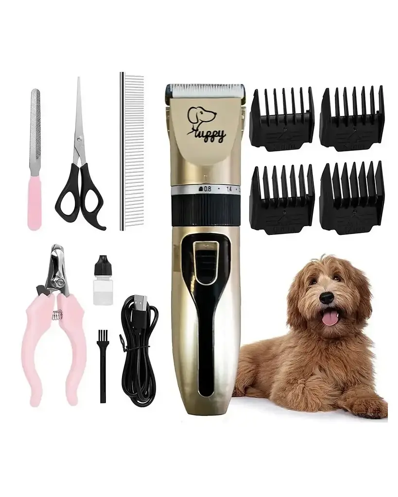 Набір для грумінгу SN-230 Pet Grooming Hair Clipper Kit тример для тварин машинка для стрижки собак та котів - фото 4