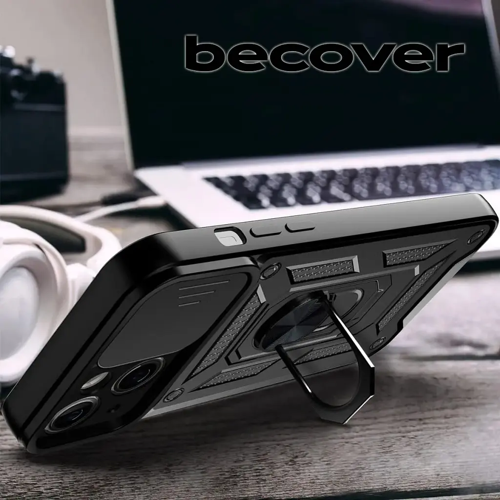 Панель BeCover Military для iPhone 15 Plus Black (709954) - фото 3