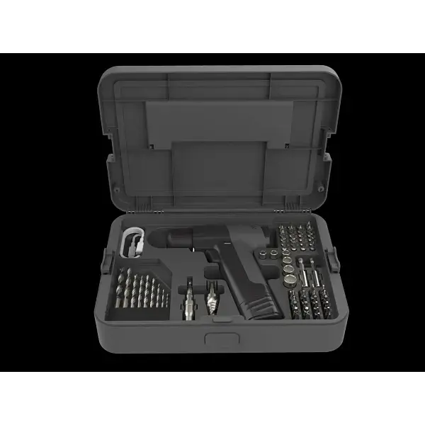 Шуруповерт Zegor CDBK-16BL (BLACK ZERO)+ набор с кейсом - фото 2