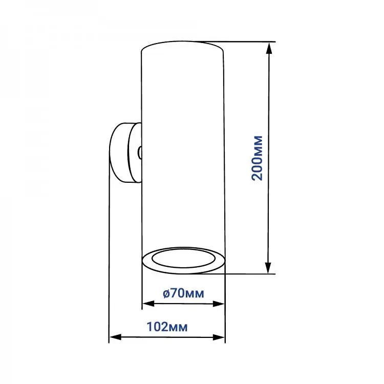 Накладний світильник Feron ML388-2 під лампу чорний (40159) - фото 5