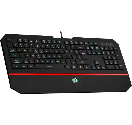 Игровая клавиатура Redragon Karura2 UKR RGB-подсветка + подставка + мембрана - фото 4