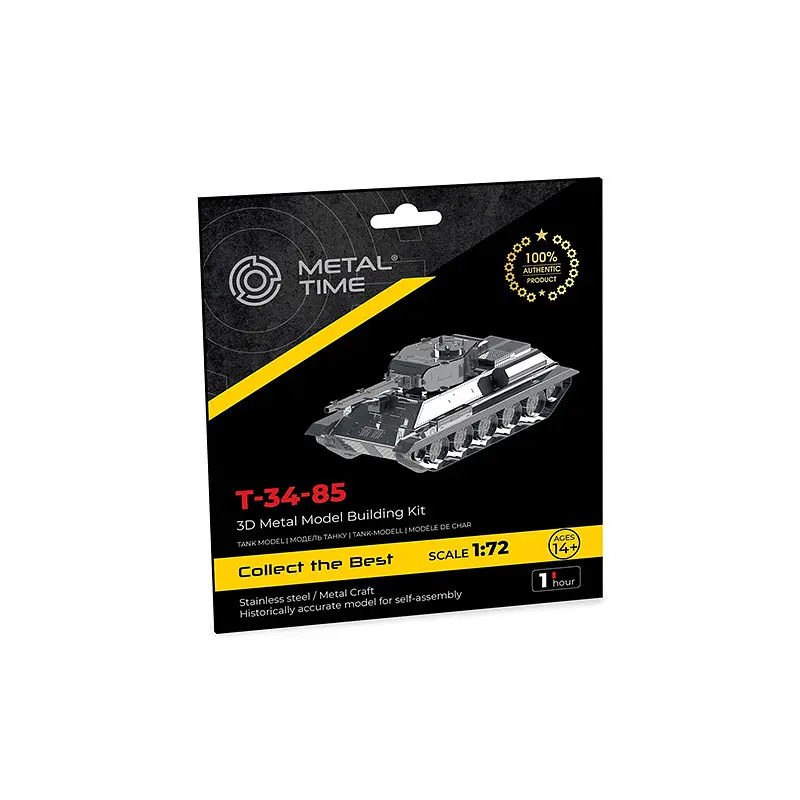 Колекційна модель Metal Time T-34/85 MT071 - фото 8