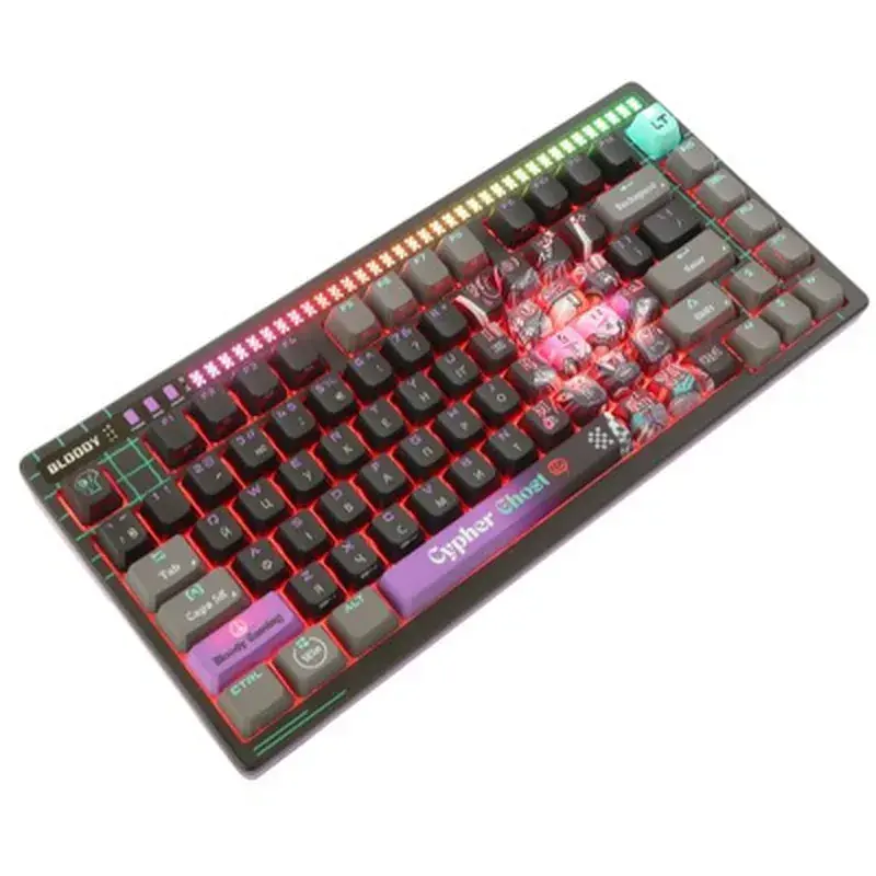 Клавіатура A4Tech AT75 RGB USB UA Cypher Ghost (4711421001830) - фото 7