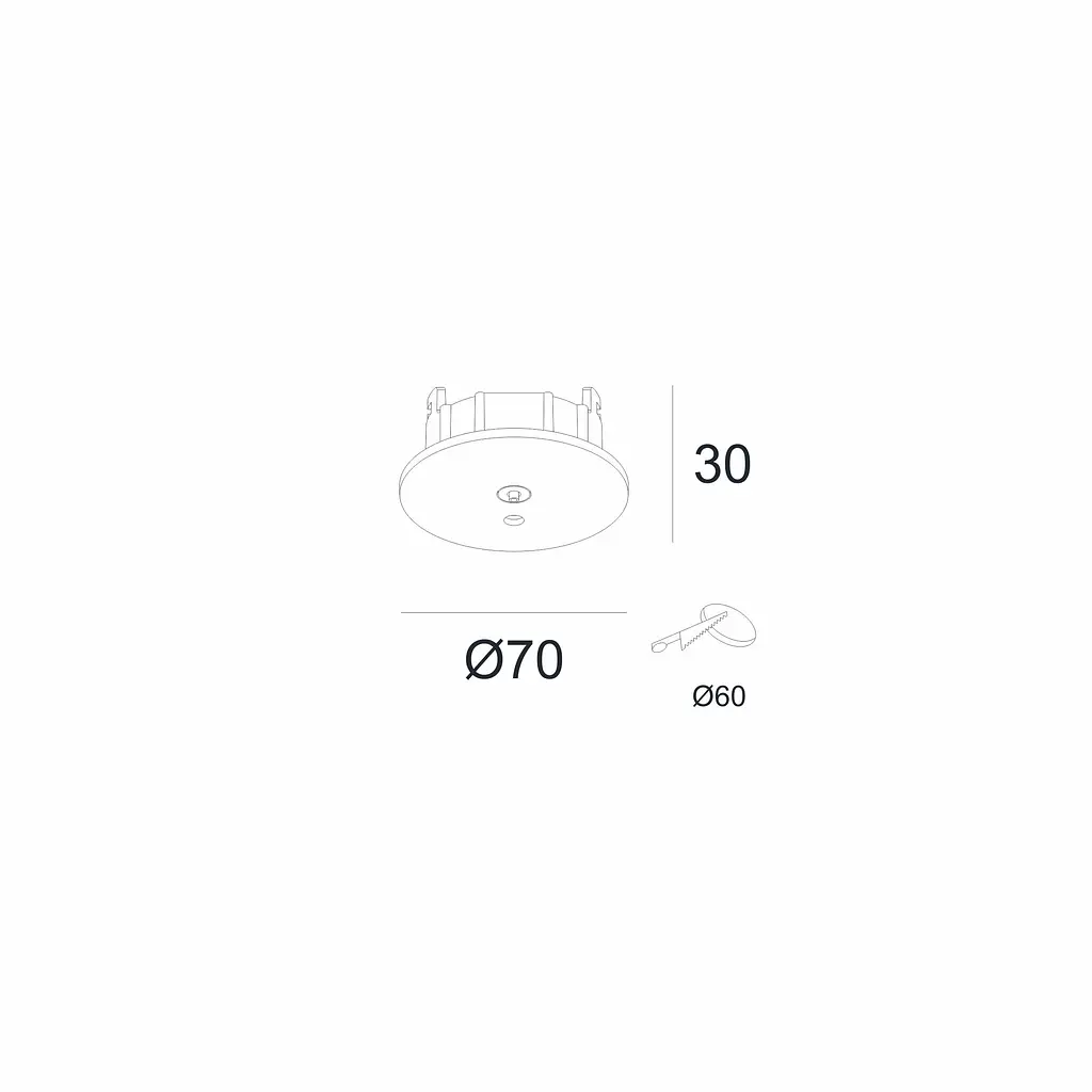 Встроенное основание Skarlat RHL77010 BK Recessed box - фото 2