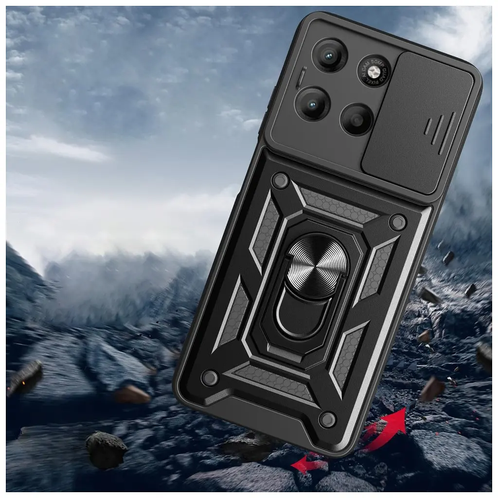 Чохол до мобільного телефона BeCover Military Motorola Moto G15 / G15 Power Black (713530) - фото 4