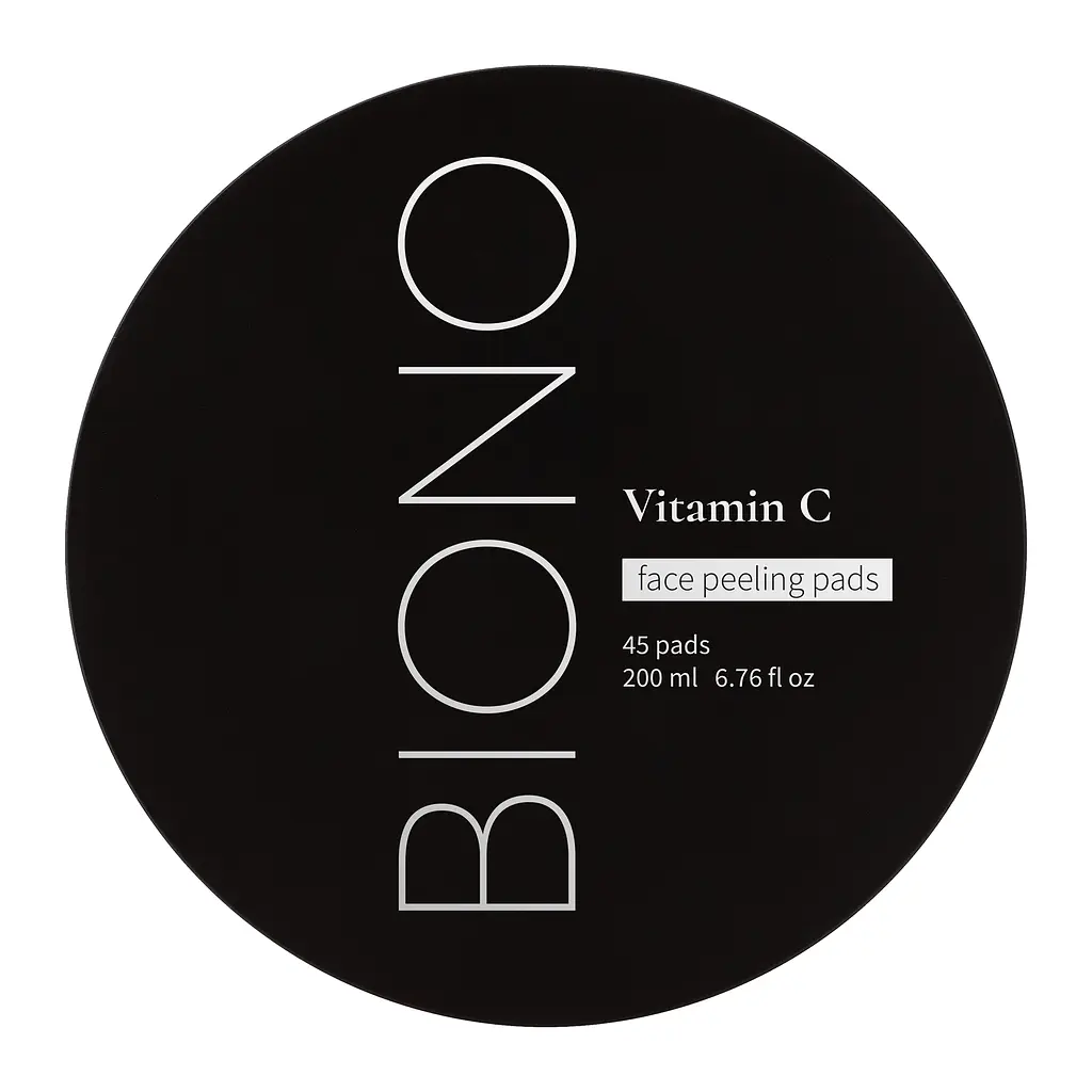 Пілінг-диски з вітаміном С для обличчя Biono 45 шт 200 мл - фото 3