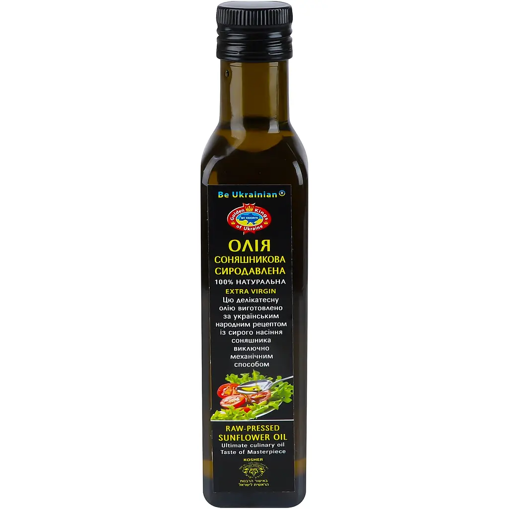 Олія соняшникова Golden Kings of Ukraine Сиродавлена 240 мл (934873) - фото 2