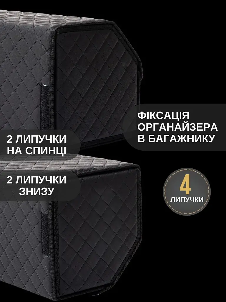 Набор органайзеров для багажника автомобиля 3 шт. - фото 5