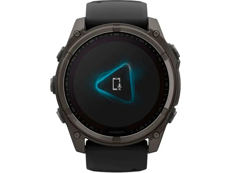 Спортивний годинник Garmin Fenix 8 51mm Solar Sapphire Carbon Gray DLC Titanium w. Black/Pebble Gray S. Band (010-02907-10/11) - фото 5