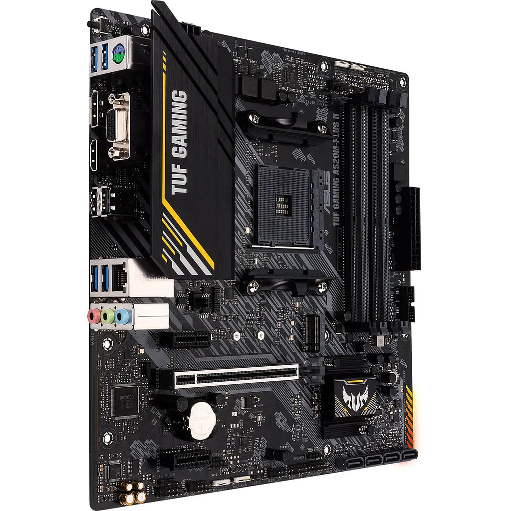 Материнская плата Asus TUF Gaming A520M-Plus II (90MB17G0-M0EAY0) [93574] - фото 2